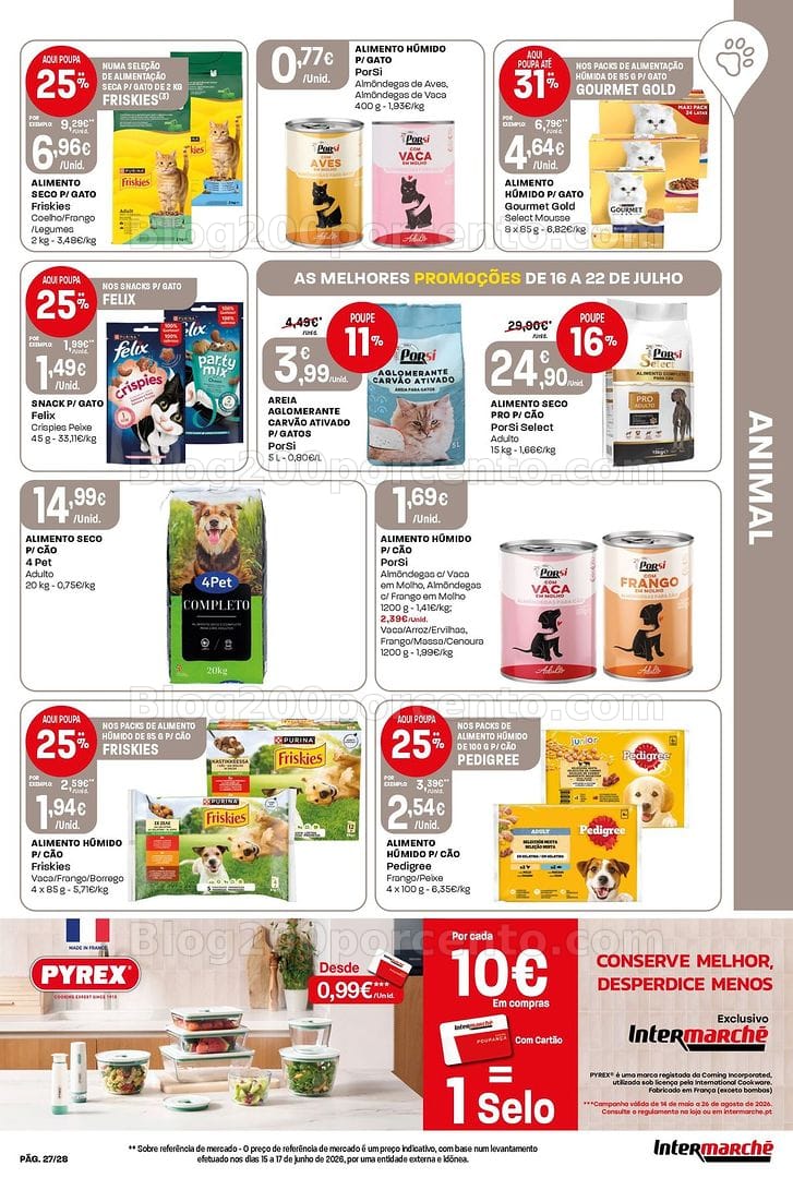 Antevisão Folheto INTERMARCHÉ Contact Promoções de 16 a 22 julho